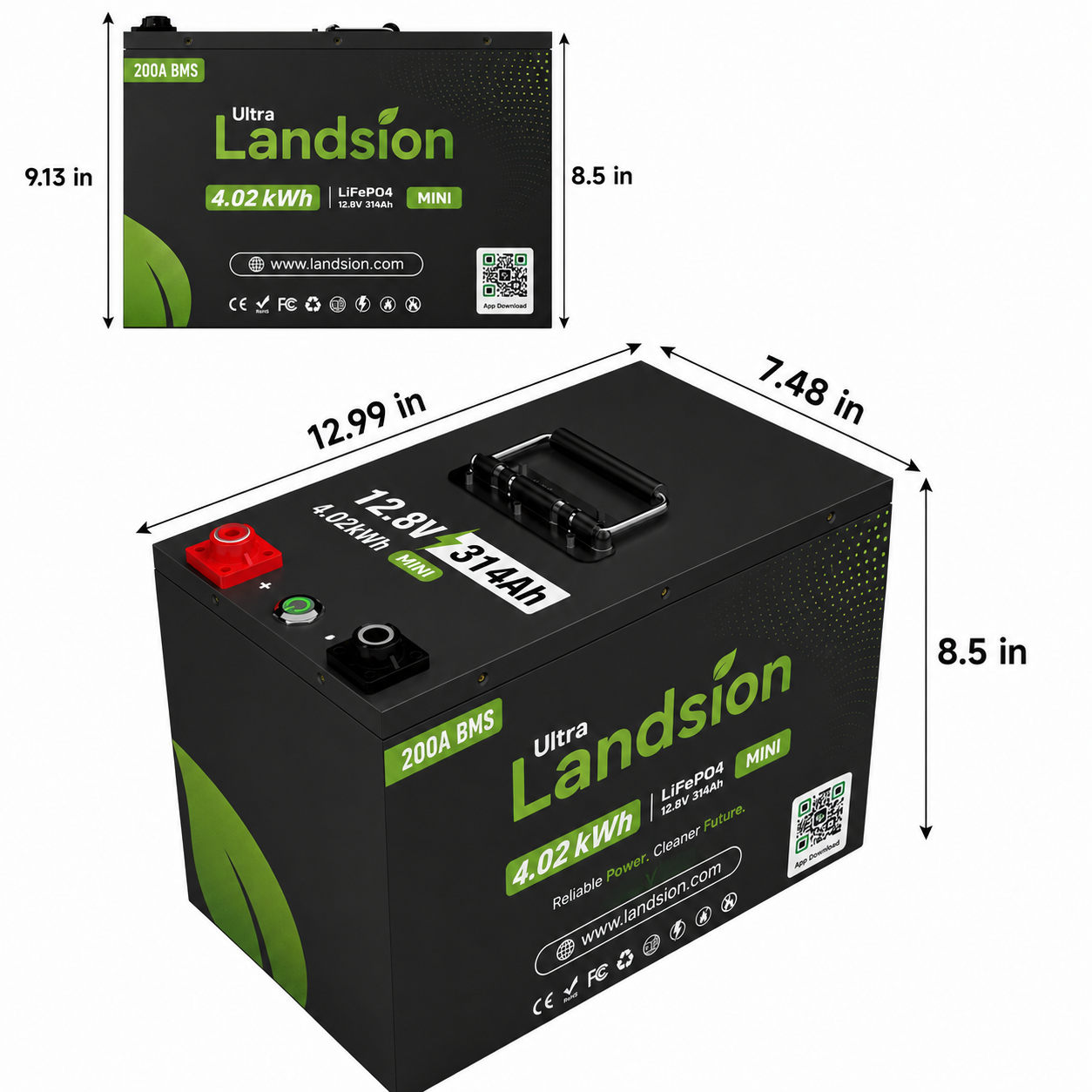 12 8V 314Ah Mini LiFePO4 Lithium Battery Landsion 12.8V 314Ah Mini Lifepo4 Lithium Battery Diagram