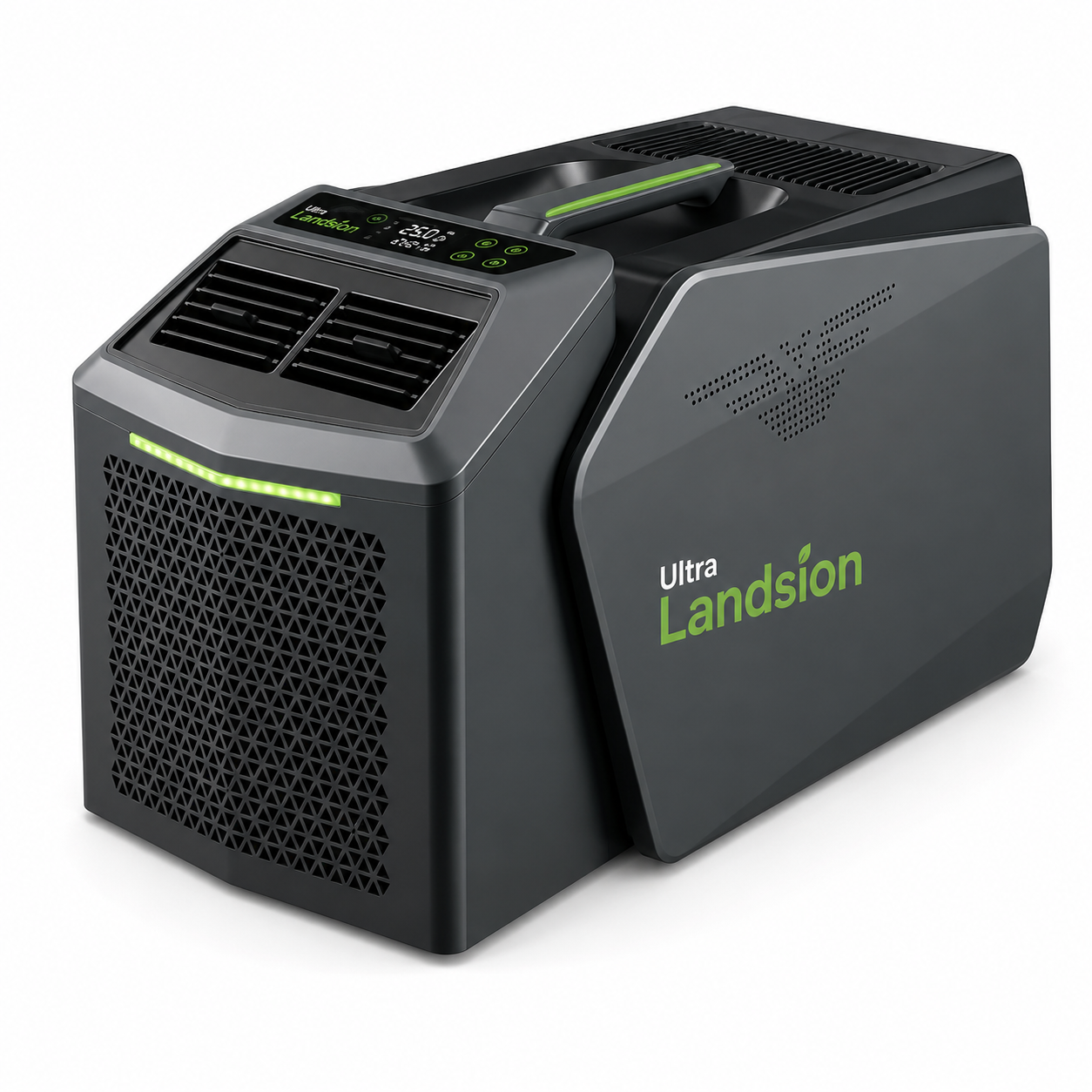 Green Accented Portable Air Cooler Landsion Rooftop Golf Cart Air Conditioner &Amp; Climate System